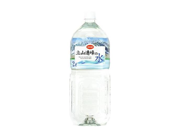 立山連峰の水