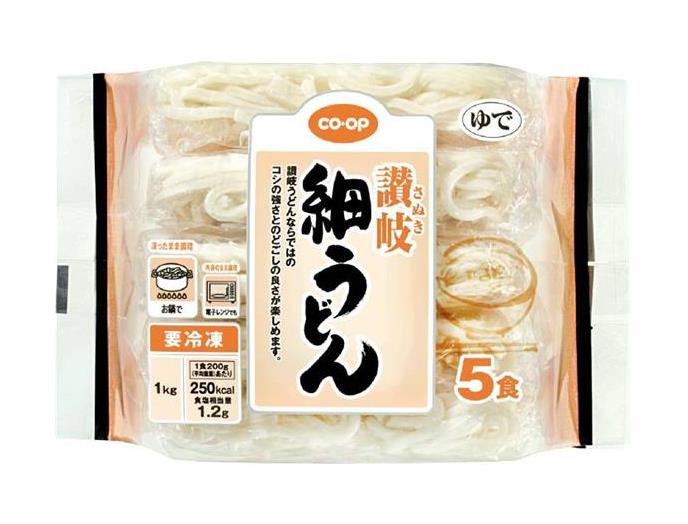冷凍讃岐細うどん