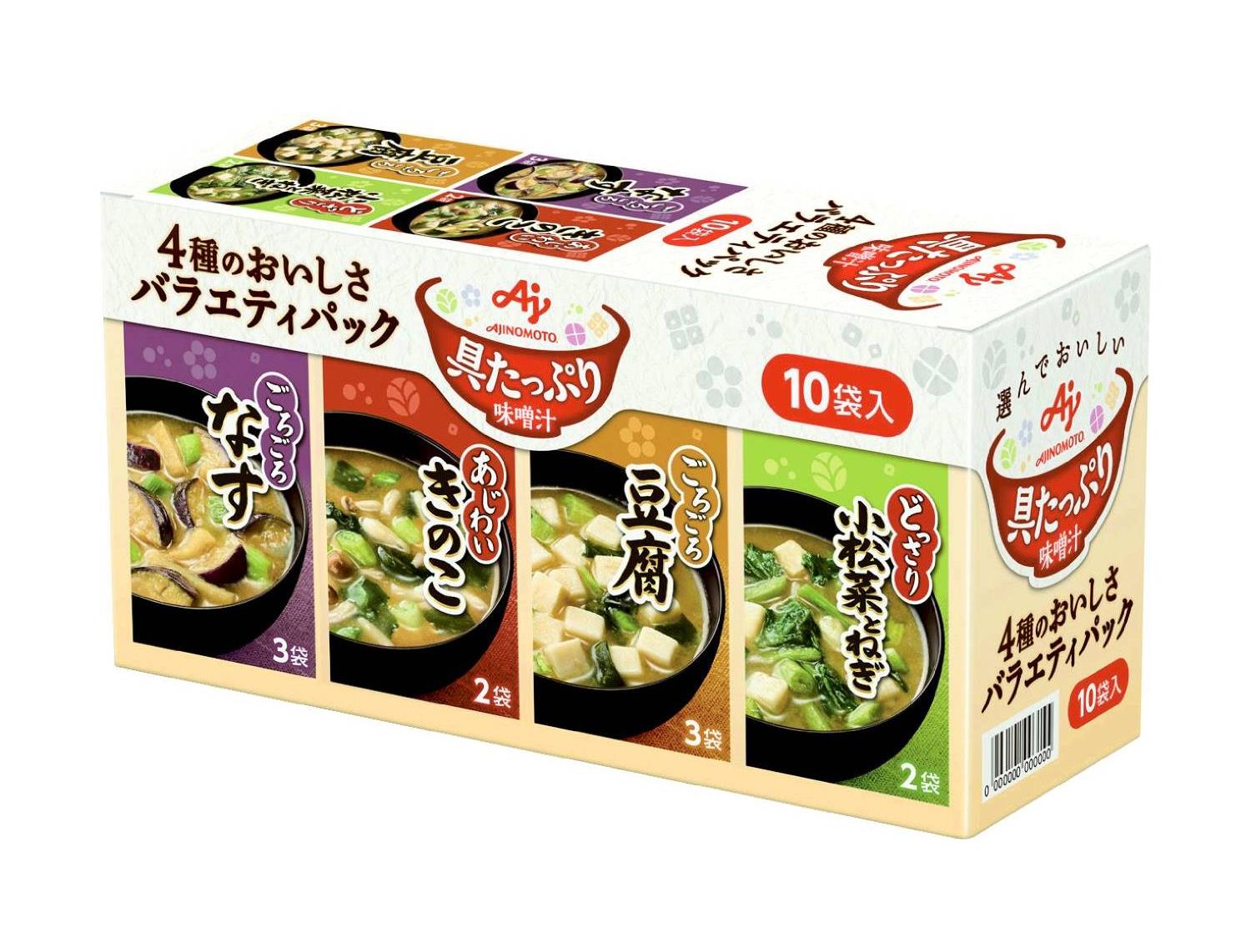 京都生活協同組合 ３月１回（スマートフォン） 商品詳細 具たっぷり味噌汁 ４種のおいしさ バラエティパック
