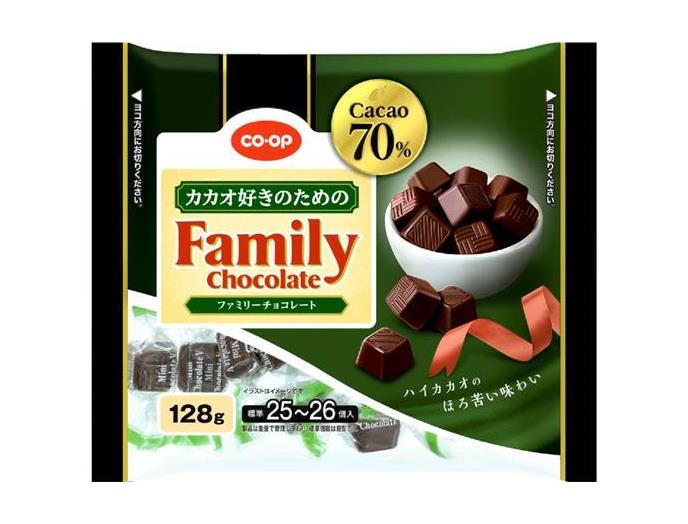 京都生活協同組合 ６月２回 スマートフォン 商品詳細 ファミリーチョコレート カカオ７０