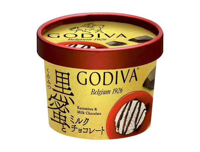 ゴディバ　黒蜜＆ミルクチョコレート