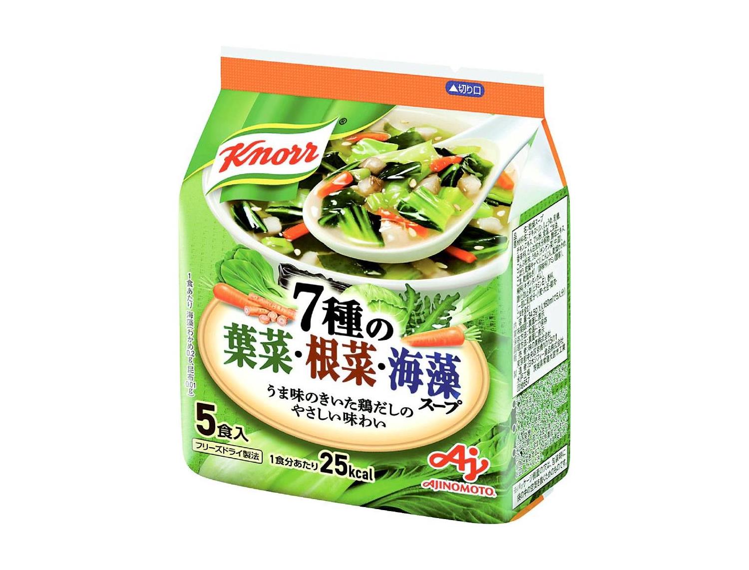 クノール　７種の葉菜・根菜・海藻スープ