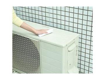 エアコン室外機遮熱パネル貼付式