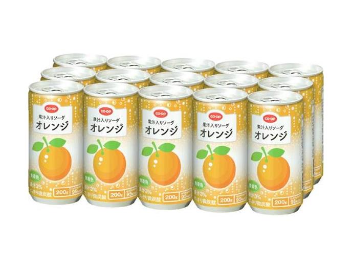 ｅ果汁入りソーダ　オレンジ