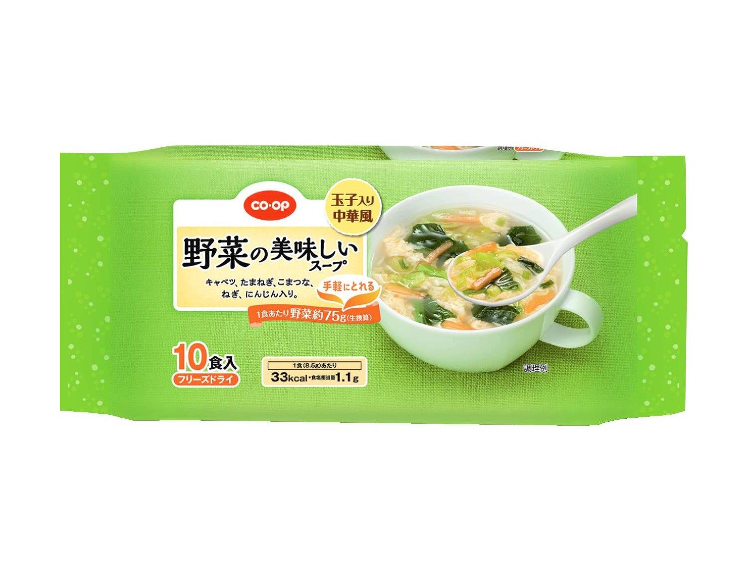 野菜の美味しいスープ