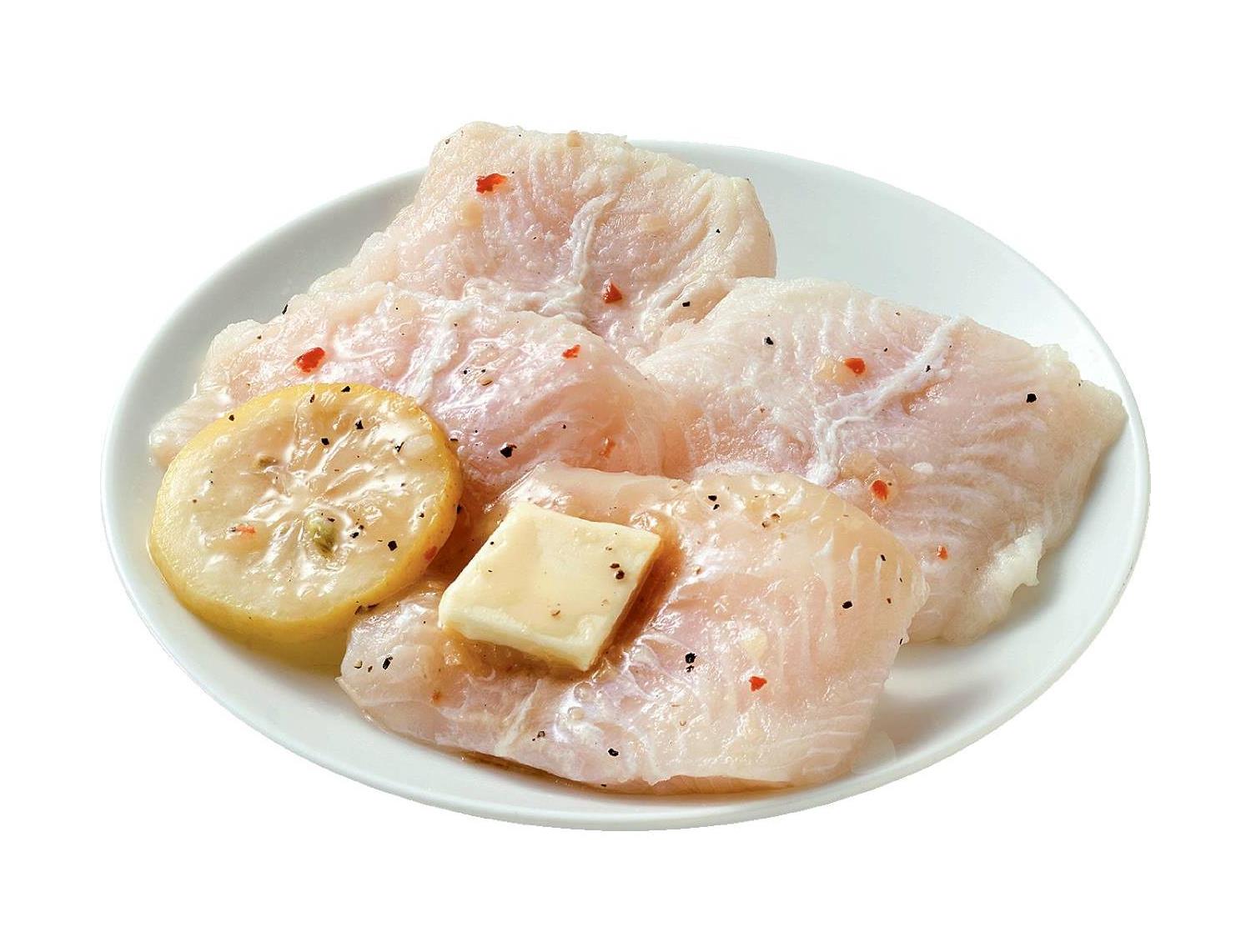 白身魚のレモンバター（骨とり）
