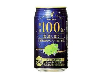 ｅ素滴しぼり果汁１００％チューハイ白ブドウ