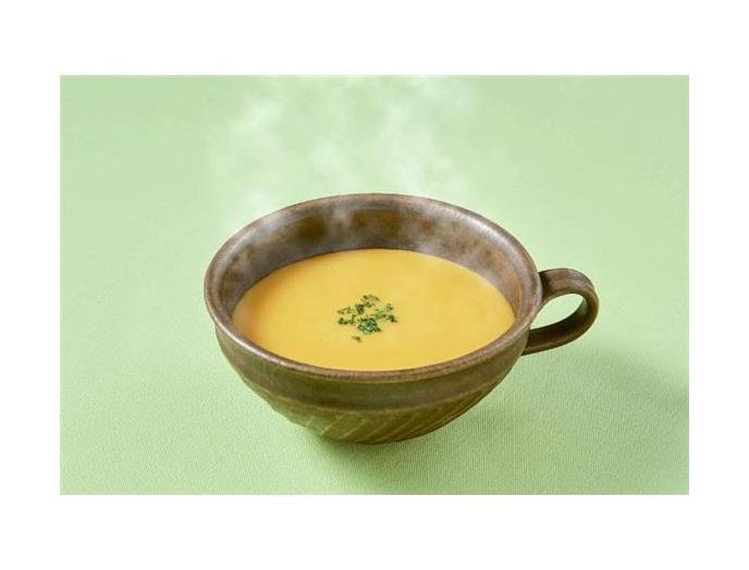 かぼちゃとにんじんの豆乳スープ