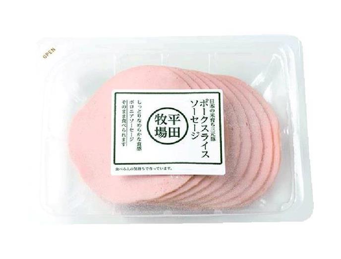 ｅ日本の米育ち三元豚ポークスライスソーセージ