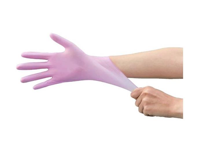 粉なしニトリルゴム手袋