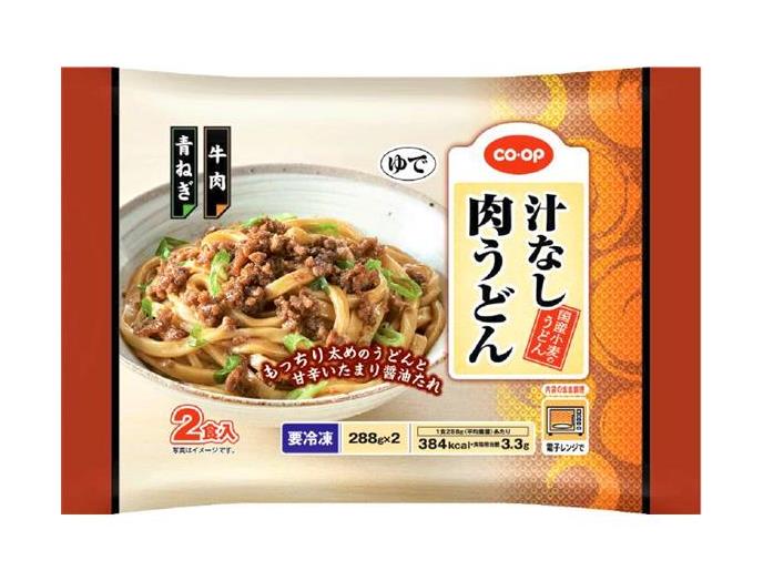 コープしが 4月3回（スマートフォン） 商品詳細 e汁なし肉うどん