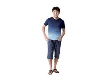 ドット柄ネイビー