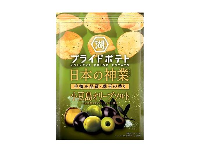 ｅ湖池屋プライドポテト日本の神業小豆島オリーブソル