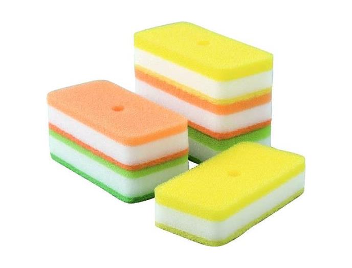 コンパクト洗剤用ナイロンスポンジ