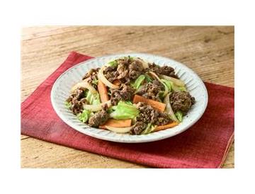 玉ねぎと合う国産牛肉のスタミナ炒め