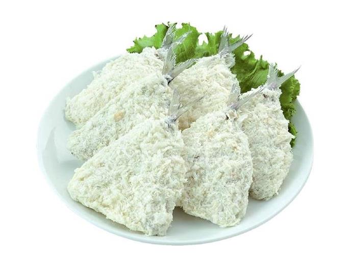 生からつくった大きめ手作りあじフライ