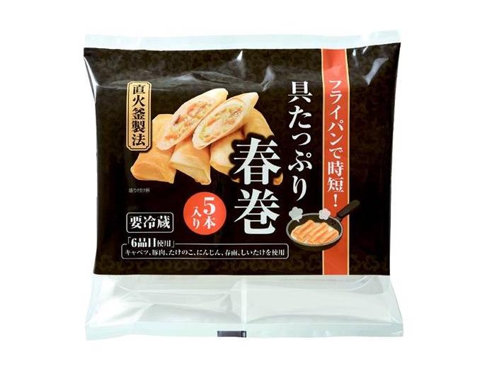 フライパンで時短！具たっぷり春巻