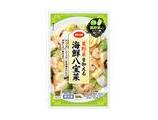 葉野菜を加える　海鮮八宝菜