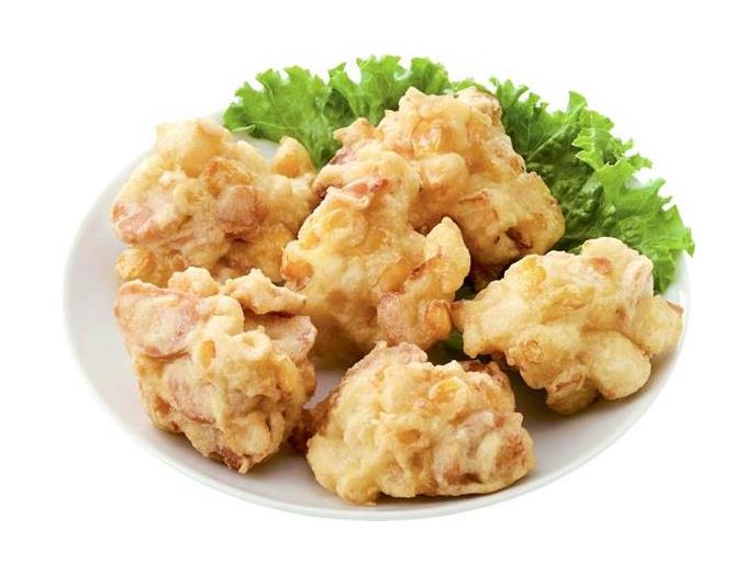 ｅじゃがコーンとソーセージのつまみ揚げ