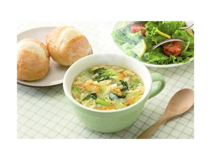 野菜の美味しいスープ（玉子入り中華風）