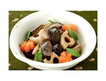 しいたけとれんこんの煮物