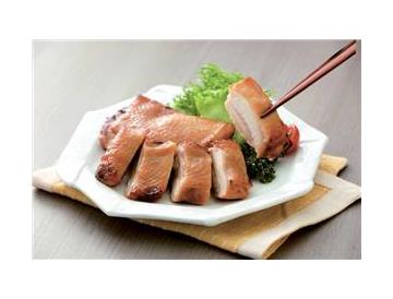 レンジでふっくら照焼きチキンステーキ