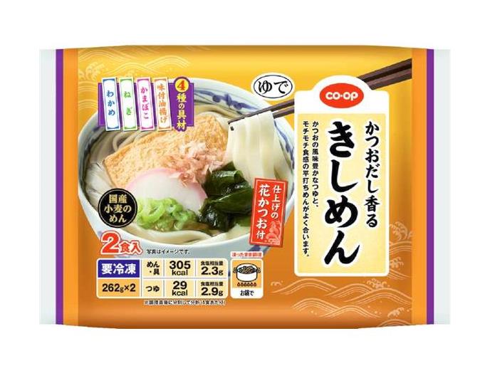 かつおだし香る　きしめん