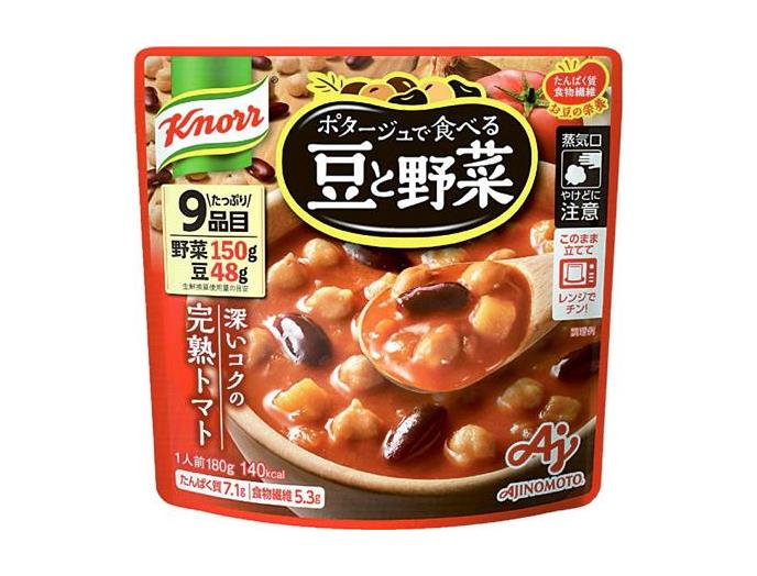 ｅクノール　ポタージュで食べる豆と野菜　完熟トマト
