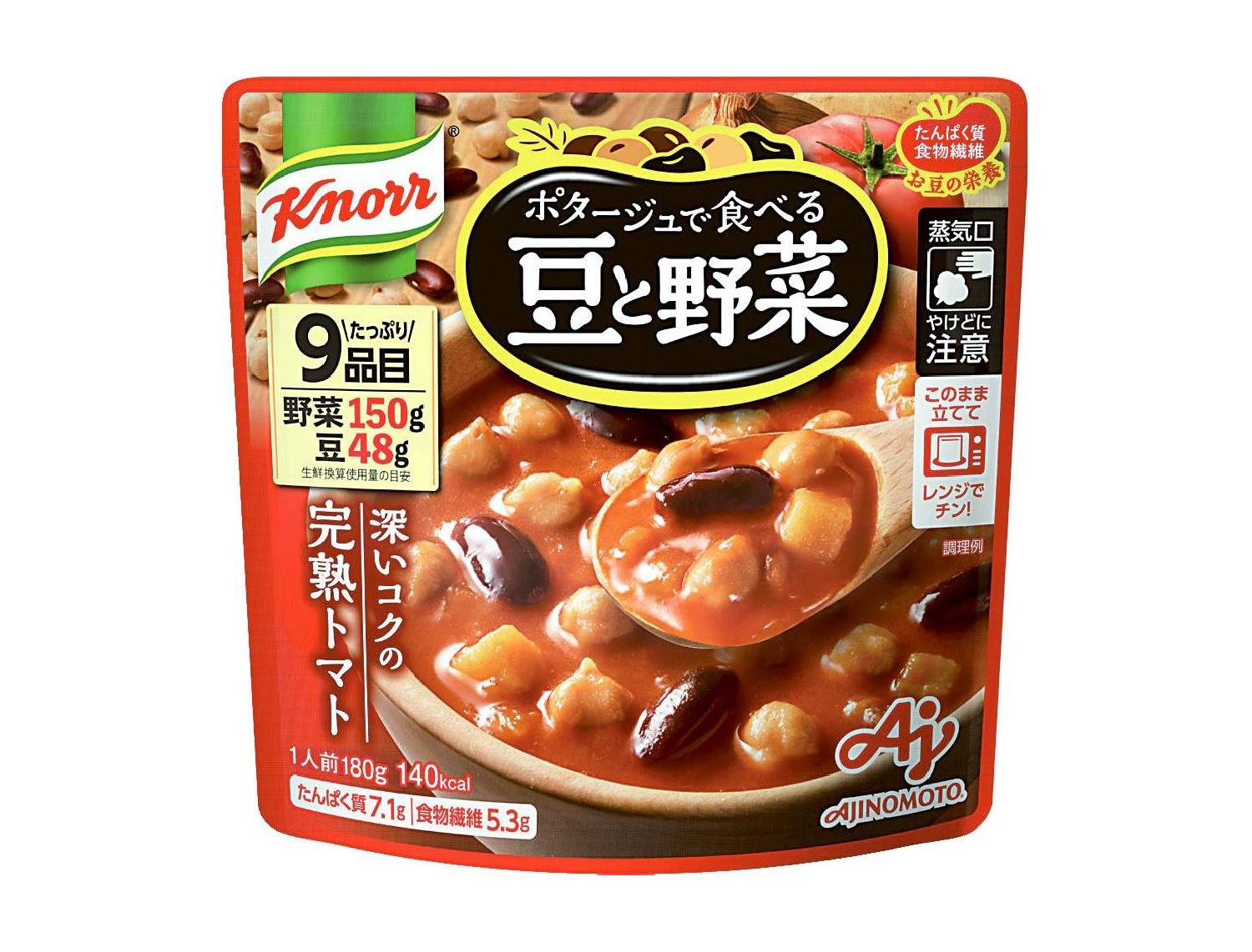 ｅクノール　ポタージュで食べる豆と野菜　完熟トマト