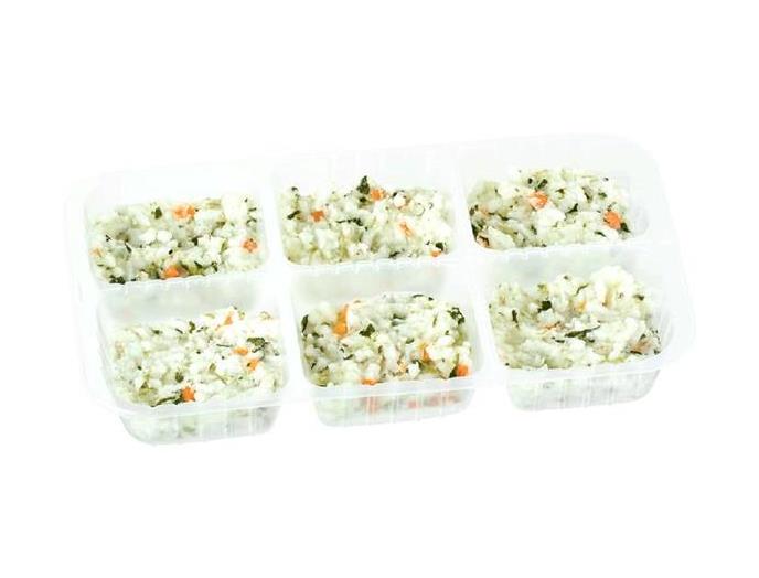 ３種の国産野菜としらすのおかゆ