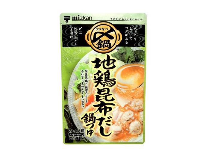 〆まで美味しい　地鶏昆布だし鍋つゆ