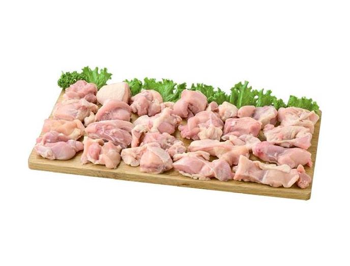 元気鶏若鶏モモ肉切身（バラ凍結）