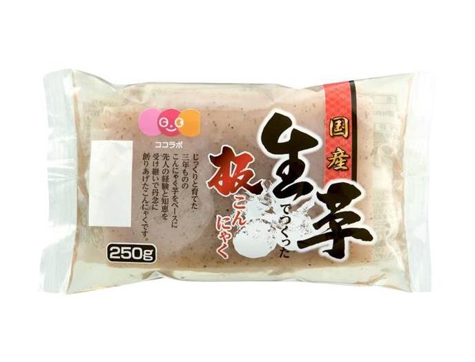 国産生芋でつくった板こんにゃく