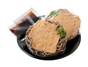 関西風　あげが２枚のきつねそば