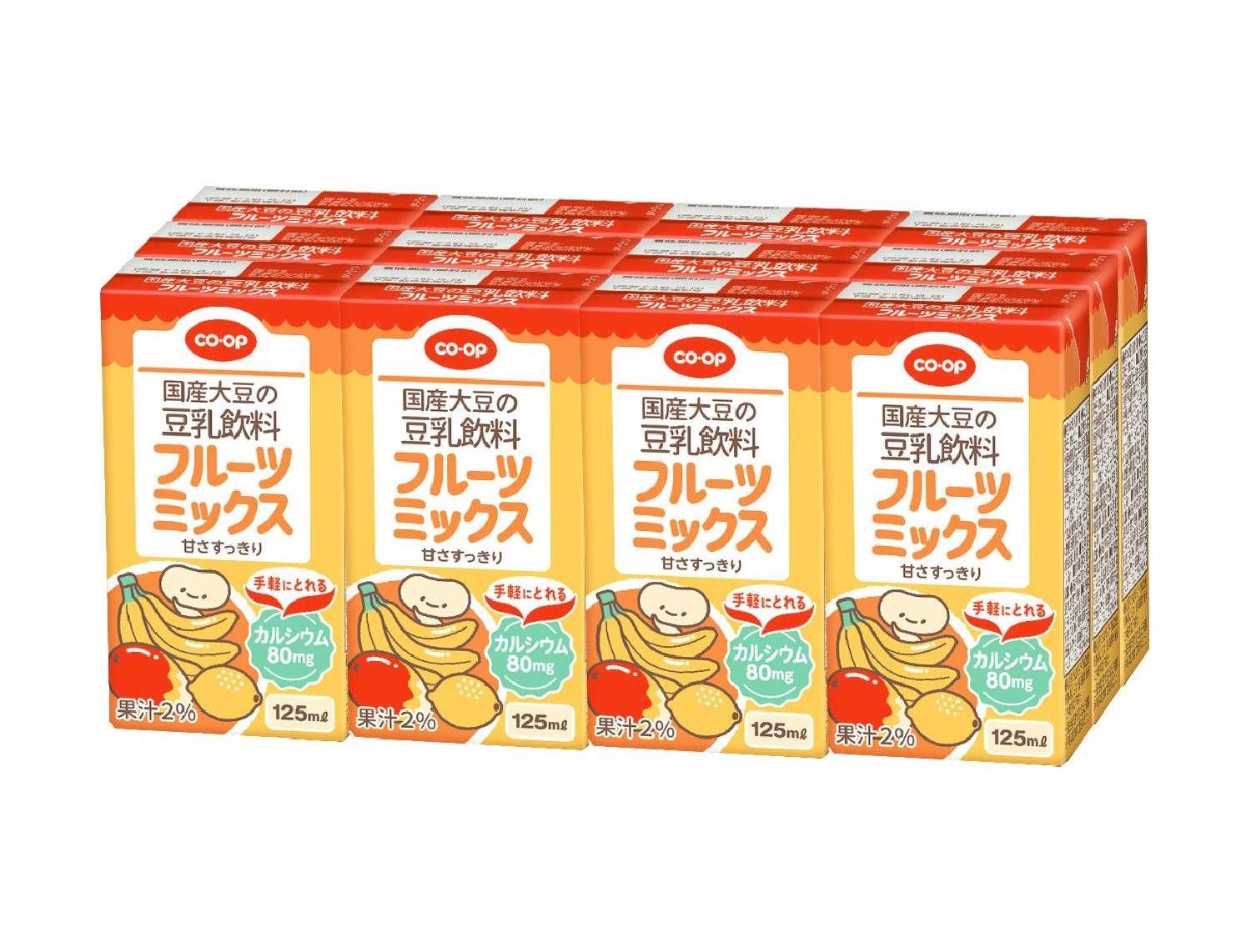 ｅ国産大豆の豆乳飲料フルーツミックス