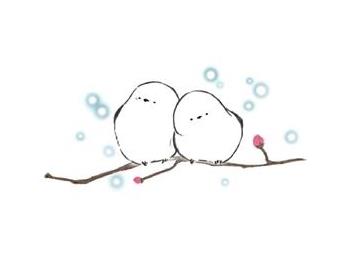 シマエナガのマグカップ
