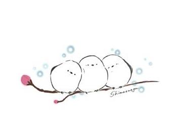 シマエナガのマグカップ