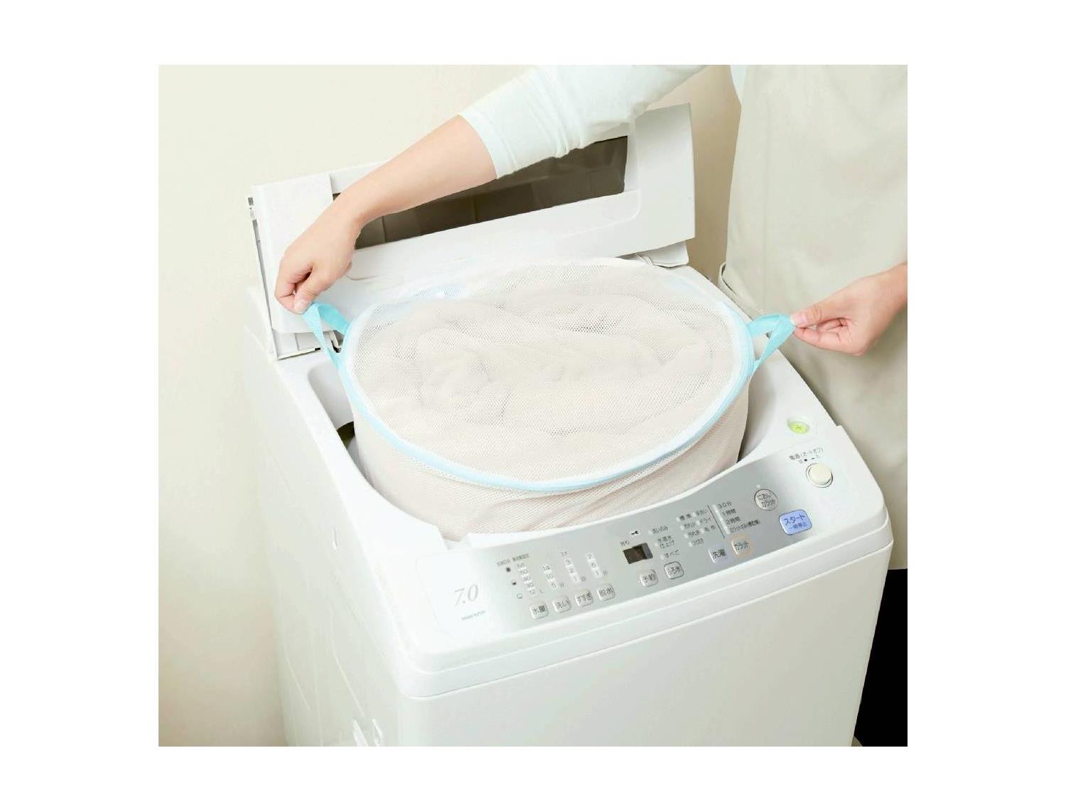 e粗目メッシュの大物洗い用洗濯ネット