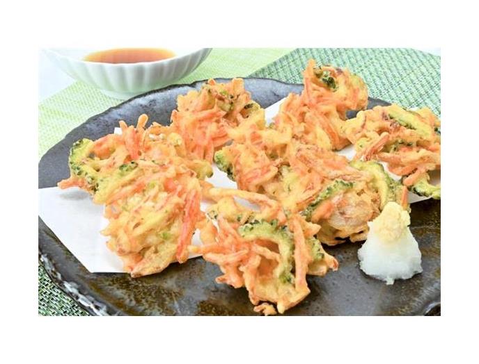 ｅゴーヤのかき揚げ