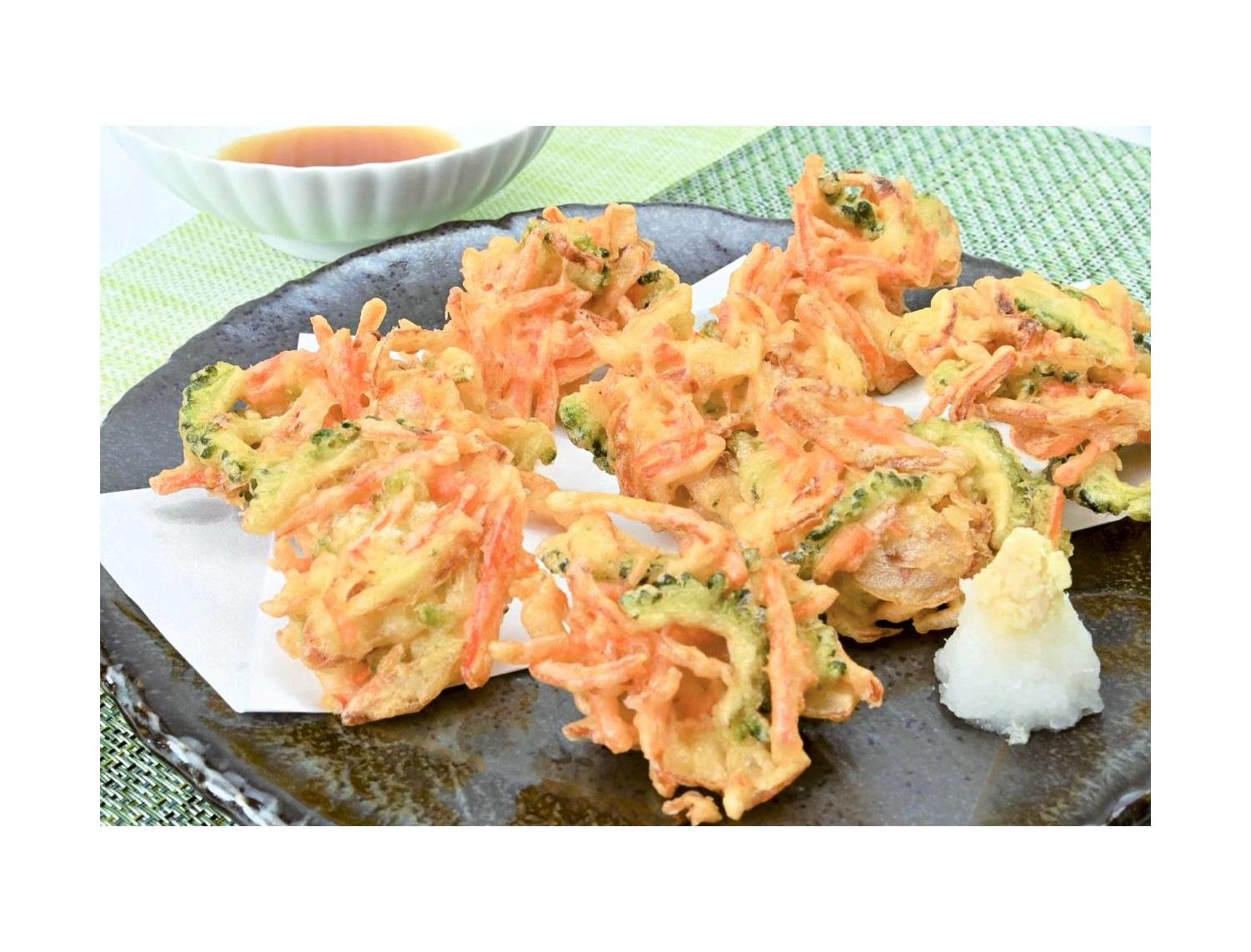 eゴーヤのかき揚げ