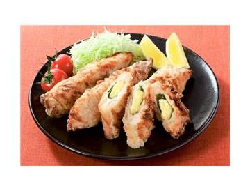 レンジで！チーズと大葉のささみロールフライ