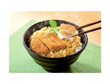 レンジでロースかつ丼の具