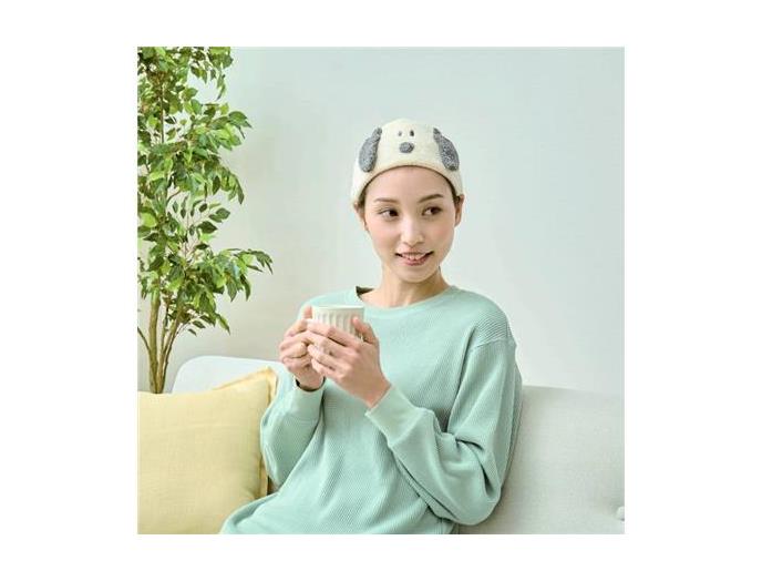 スヌーピー　ポーチ付きヘアターバン