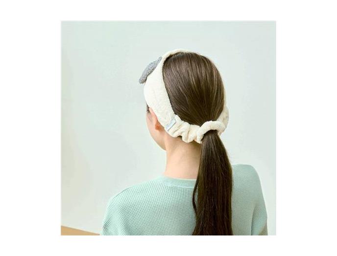 スヌーピー　ポーチ付きヘアターバン