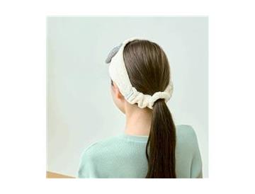 スヌーピー　ポーチ付きヘアターバン