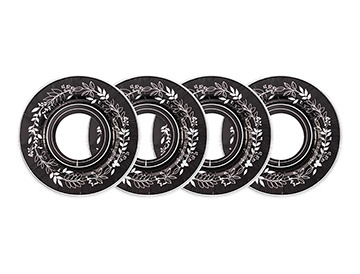 リースブラック　４枚入