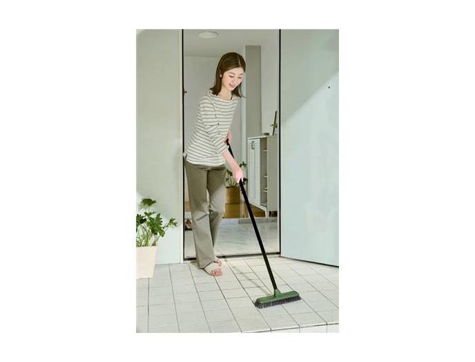 お掃除番長　幅広デッキブラシ
