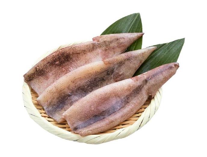 下ごしらえ済するめいか（胴のみ）