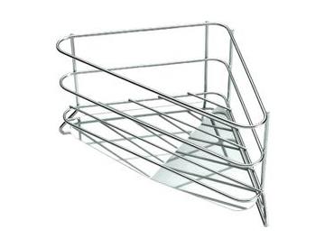 シンクまわりが狭くてもスポンジラックが置けるこだわりの三角形状