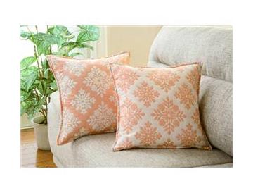 ピンク　２枚使用例　※中身のクッションは付いていません。※画像はイメージです。